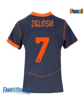 Inter Milan Piotr Zielinski #7 Tricou Fotbal Replică 2025-26 Femei Treilea